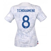 Camisa de time de futebol França Aurelien Tchouameni #8 Replicas 2º Equipamento Feminina Mundo 2022 Manga Curta